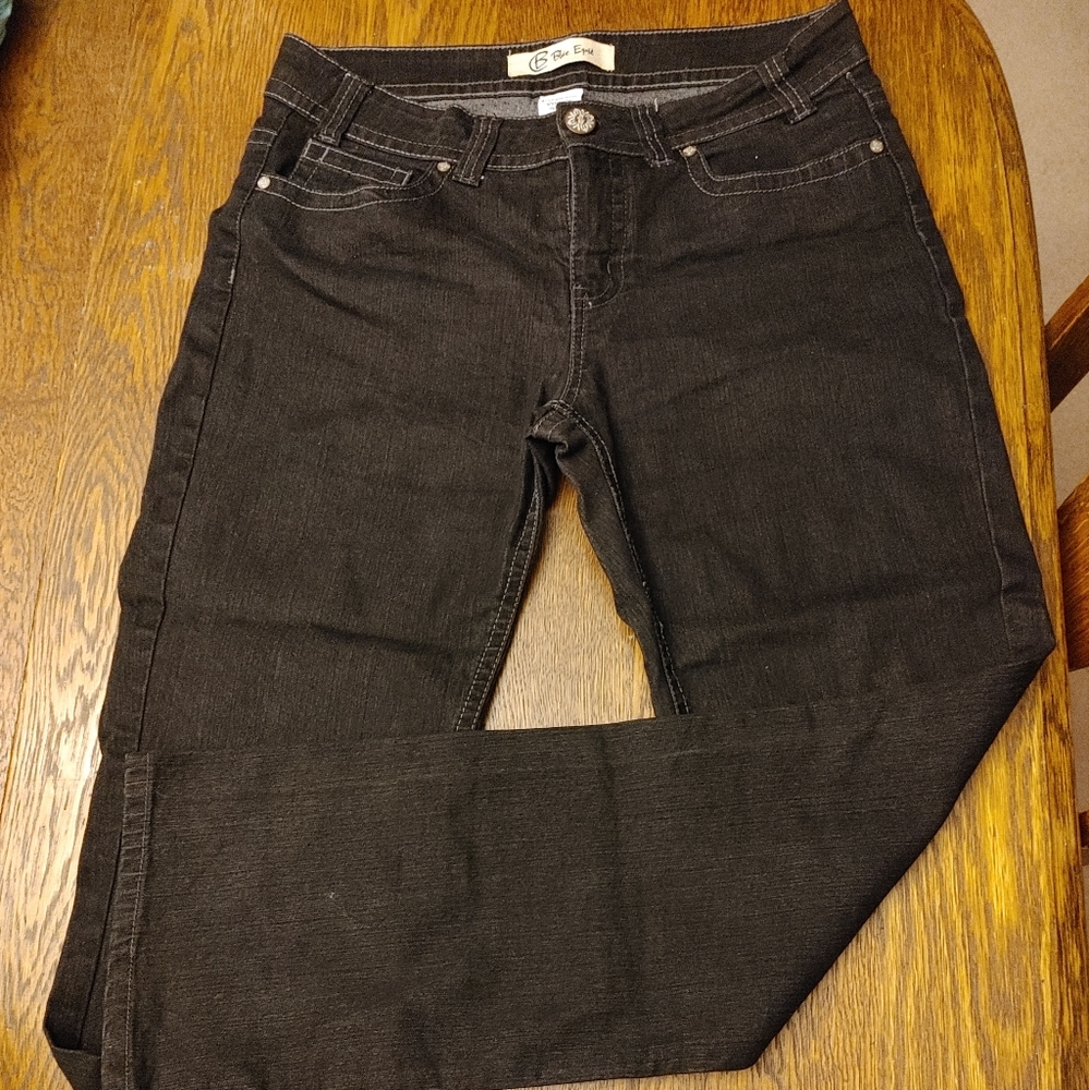 Blue Epic Ladies Black denim Jeans size 12